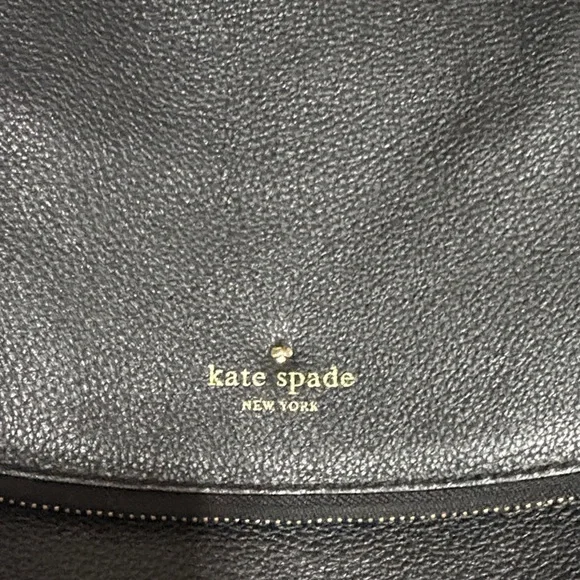 Kate Spade Black Pebbled Leather Shoulder Bag and crossbody